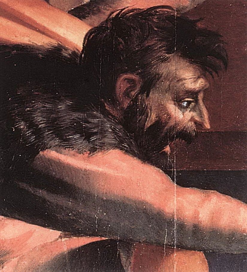 Discesa dalla croce - Pinacoteca Comunale, Volterra, dettaglio